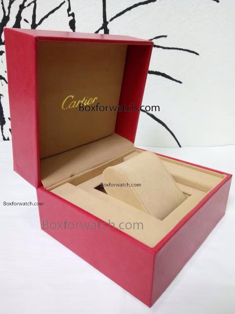 Cartier Larger Boxes Red Leather Boxes/Cartier Watch Box replica